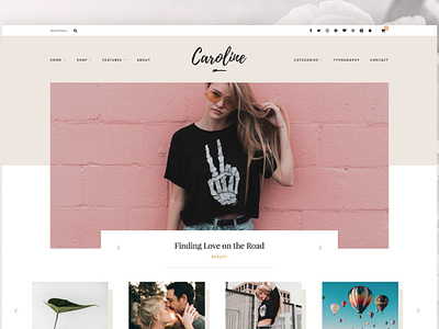 Caroline - A Wordpress Blog Theme