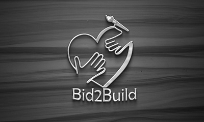 Bid2Build Logo branding designideas graphic design logo mockup