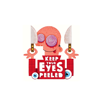 Keep your eyes peeled! graphic design motion graphics