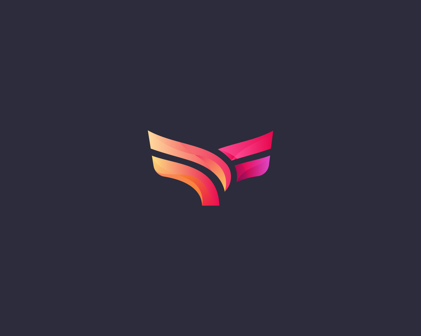 Bird logo bird branding bull cow design gradient graphic design horns icon illustration logo logotype sign ui vector
