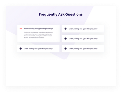Frequently Ask Questions ui