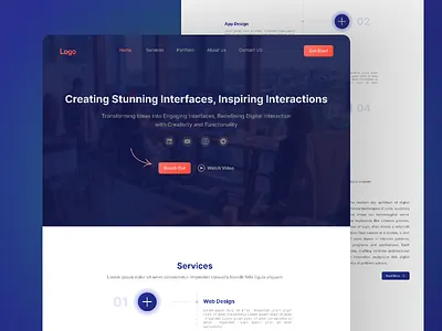 Agency Landing Page agency agency landing page agency website animation branding landing page ui ui designer user interface website landing page
