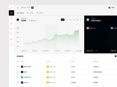 Folio - Crypto wallet for everything onchain analytics clean crypto currency crypto dashboard currency crypto dashboard popup product design wallet crypto