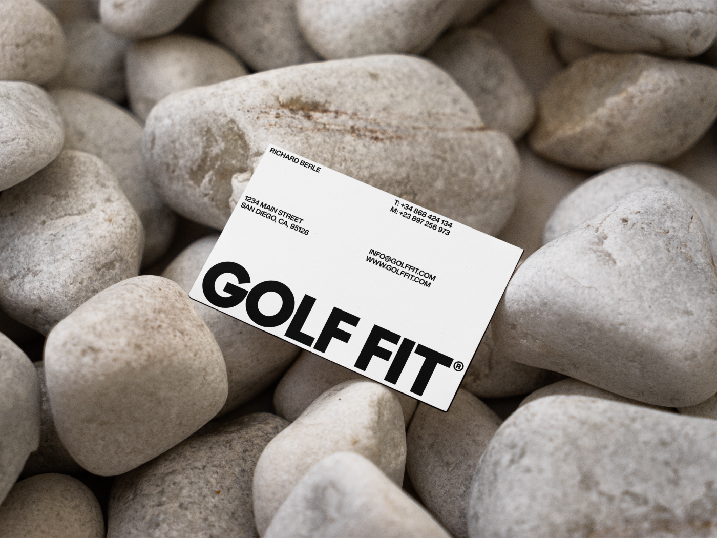 GOLF FIT - Business Card by Lidia Conde on Dribbble