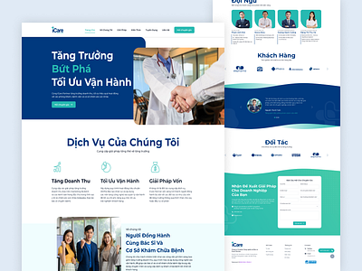 iCare Partner | Solutions To Assist Medical Facilities design minimal typography ui ux web