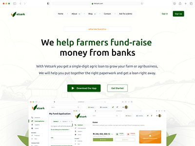 Hero Section agric farmers herosection ui uiux ux