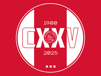 AFC Ajax (125th Anniversary) 125 ajax amsterdam branding design football graphic design identity logo nederland netherlands sport visual art