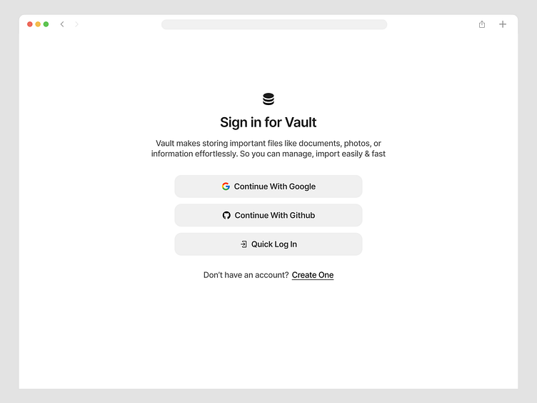 Sign In - Page by Xchyler Drenth on Dribbble