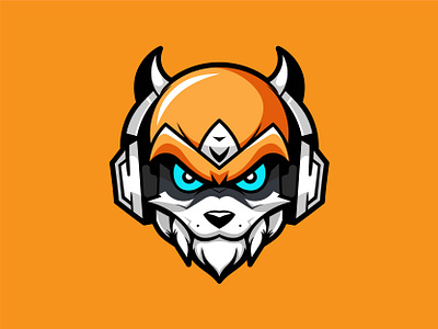 Angry Dog Mascot angry eyes branding esport gaming logo rage