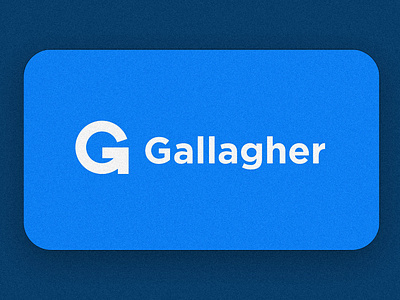 Gallagher Insurance (Concept) corporate graphic design logo