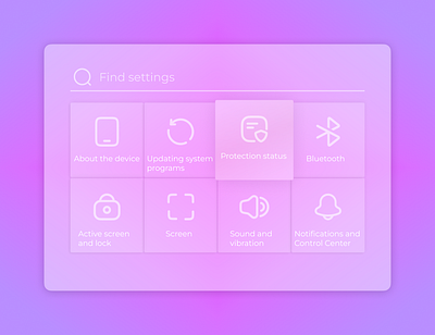 UX/UI design for settings figma interface ui uxui