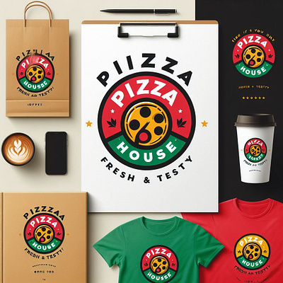 I will desing any food & restaurant logo with branding bbq branding burger logo catering chef fast food food branding food logo food truck kitchen logo packaging pizza box pizza logo restaurant logo sea food tshirt design