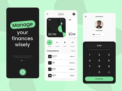 Mobile Application android app application banking debt design finance graphic design interface invest ios logo manage management market money personal ui ux web