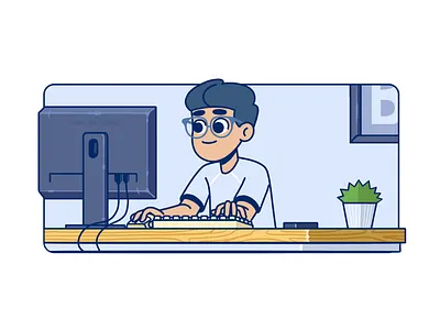 "Distraction" short animation 2d animation after effects animation frame by frame animation illustration motion design motion graphics photoshop