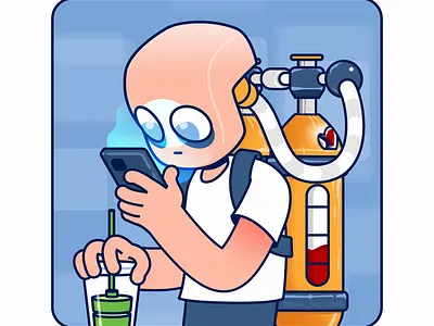 Life Support | short animation 2d animation after effects animation illustration motion design motion graphics