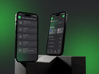 Fintech Mobile App Design branding ui