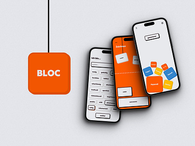 BLOC – Interactive Experience Guide app branding concept interaction design interface prototype ui ux
