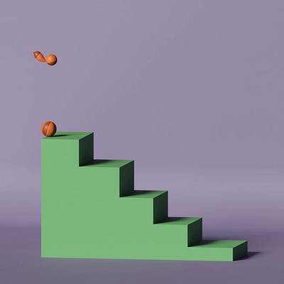 Animation base with balls 3d animation base blender
