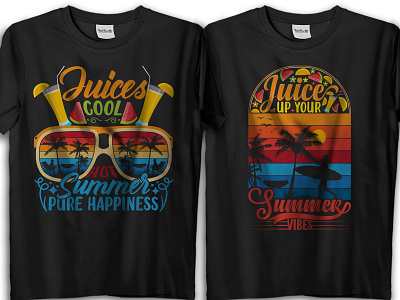 Summer T-shirt Design apparel custom t shirt graphic design summer tshirt design t shirt design typography