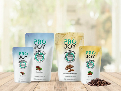 Packaging Design for ProJoy Probiotics brand naming branding design graphic design illustration logo