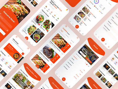 Cooking App Design app design design figma figma design figma mobile figma ui ui website design