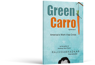 Book Cover Design for a book "Green Carrot" book cover design branding design graphic design illustration