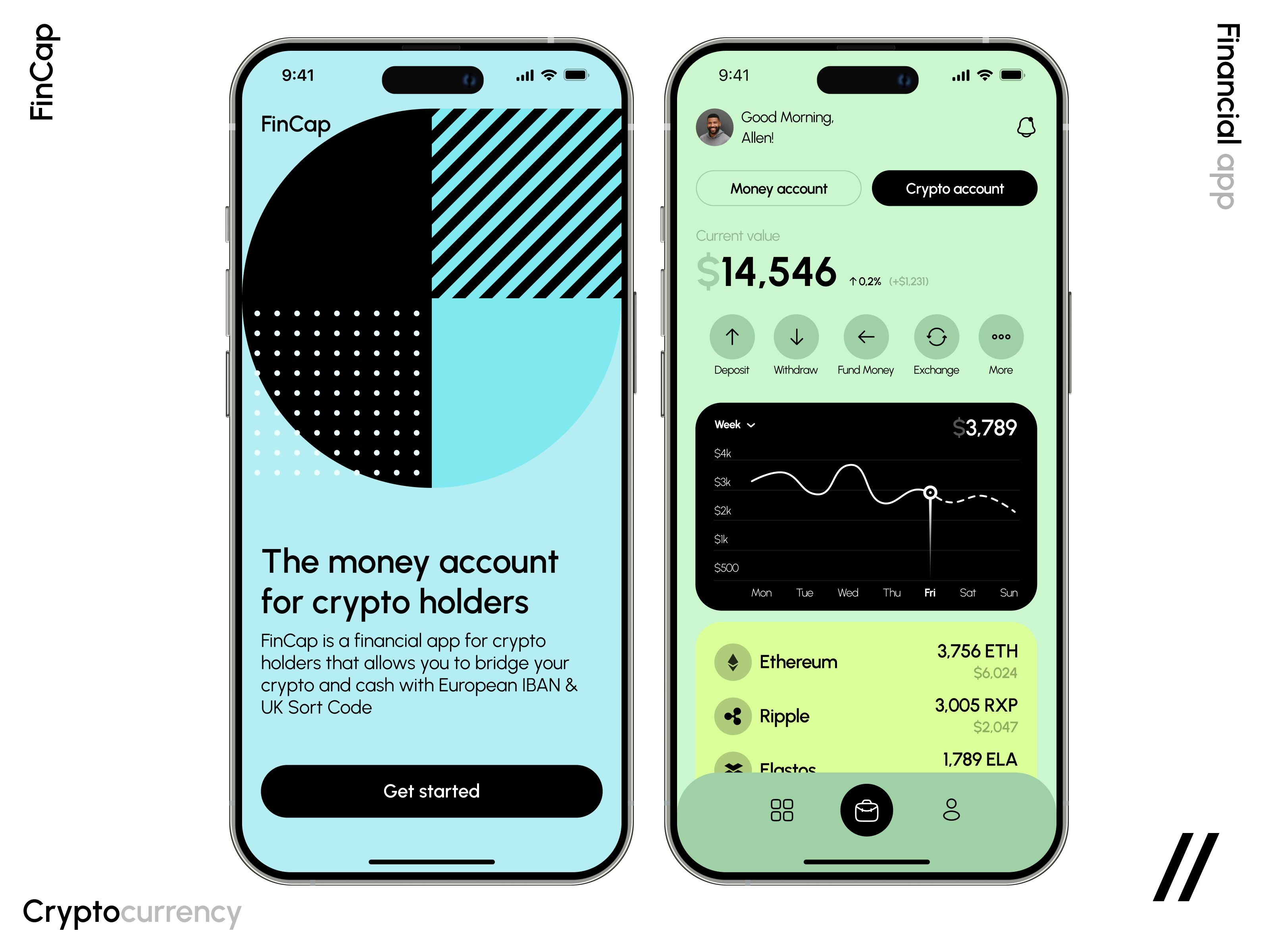 Cryptocurrency Manager Mobile iOS App android app app design crypto cryptocurrency dashboard design fiat finance fintech interface ios management mobile mobile app product design start up transactions ui ux