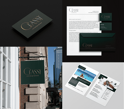 Branding for luxury concierge service brandbook branding business conciergeservice graphic design graphicidentite logo logotype luxurydesign