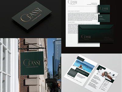 Branding for luxury concierge service brandbook branding business conciergeservice graphic design graphicidentite logo logotype luxurydesign