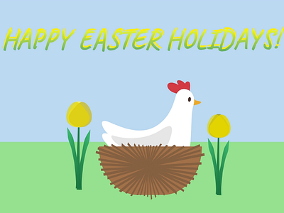 Cracking into Easter: Animated SVG Journey from Eggs🐣to Hen🐔 animated svg animation beginners animation design easter easter animation easter chicken easter eggs eggs happy easter happy easter holidays illustration motion graphics svg svgator vector praphics