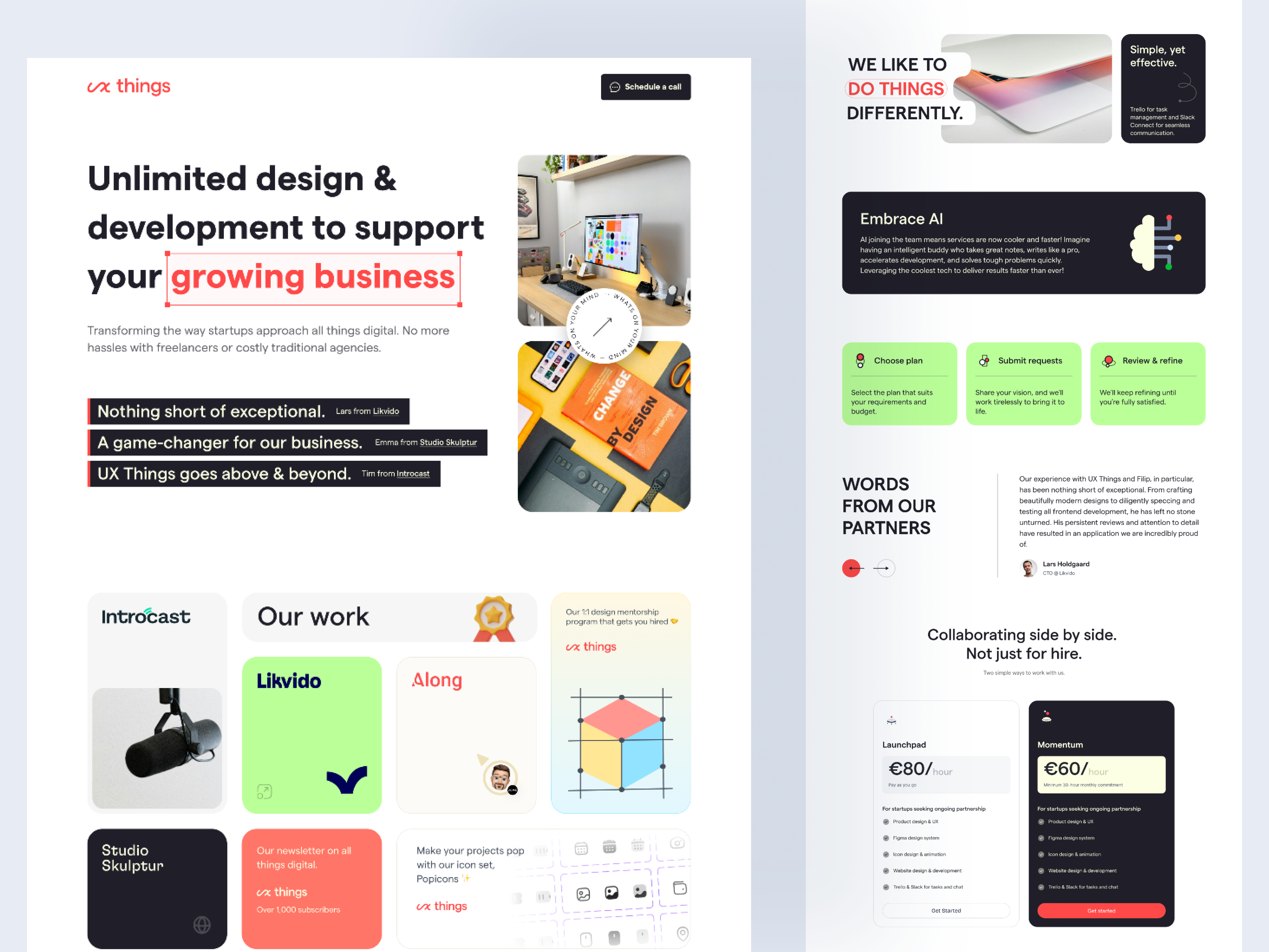 Example of Agency | Personal Portfolio Website