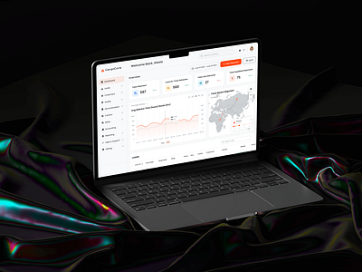 CargoCore: Streamlined Shipping Management System analytices bran cargo dashboard freight logistic package saas application shipment shipping tracking web appication