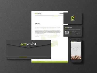 Ecocomfort - logodesign, branding and webdesign branding business card corporate identity ecofriendly graphic design logo sustainability ui ui design ux ux design