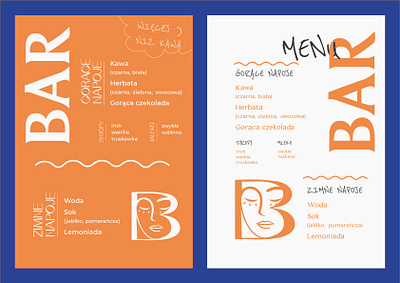 Menu design branding design graphic design illustration typography