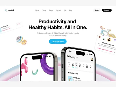 App Landing Page Design 3d landing page landing page ui ui design web design website ui