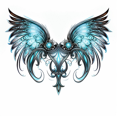 Angle Wings Tattoo Art angle wings tattoo tattoo tattoo art tattoos