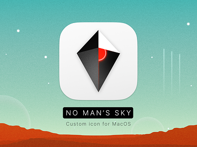 No Man's Sky – Mac OS icon atlas game game icon icon mac icon mac os mac os icon nms no mans sky