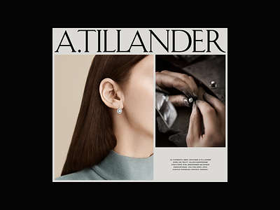 A.Tillander design jewellery ui