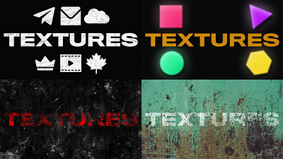 Texture Effects | Paper, Rust, Grunge, Noise after effects graphic design grunge noise paper rust texture textures