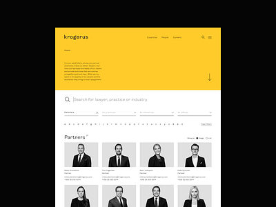 Krogerus People business desktop lawyers ui ux