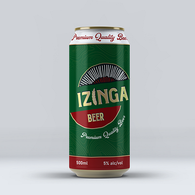 Izinga Beer - Package Design african can ddsign graphic design package design