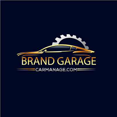 Garage Logo 3d branding graphic design logo