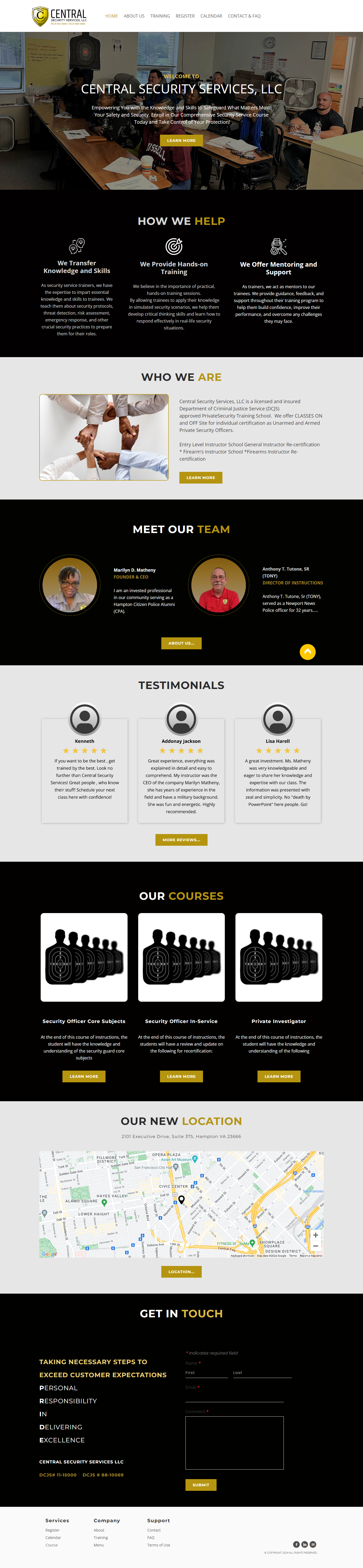 A security service website on weebly beautiful design fiverr graphic design landing page security website website design weebly
