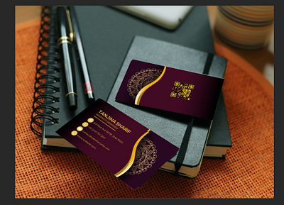 Mandala business card design 3d branding graphic design logo