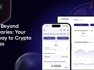 UI/UX | Automated Investing Platform bitcoins blockchain cryptocurrency dashboard finances investments mobile version platform ui kit uiux user flow wallet web app web design