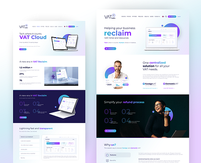 VAT IT Reclaim - UI Design graphic design ui website