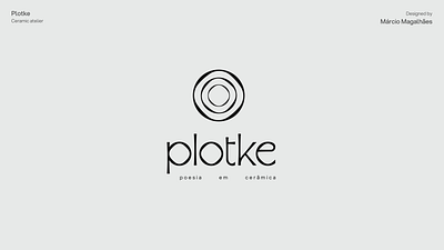 Plotke Logo Design branding ceramics logo logotype pottery studio symbol visual identity