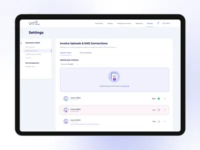VAT Cloud - UI Design app design ui
