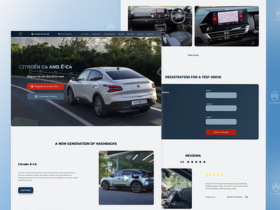 Landing CITROËN | Web Design landing page site landing page landing page site landing page web design ui ui design web ux web design