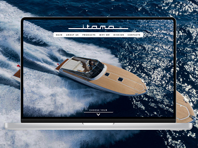 Website Redesign for yacht shop design figma itama redesign shop site ui ux webdesign yacht